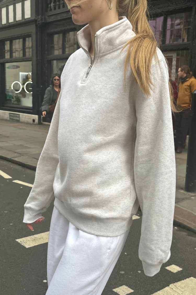 Missy Sweatshirt | Grey Melange / Regular Fit