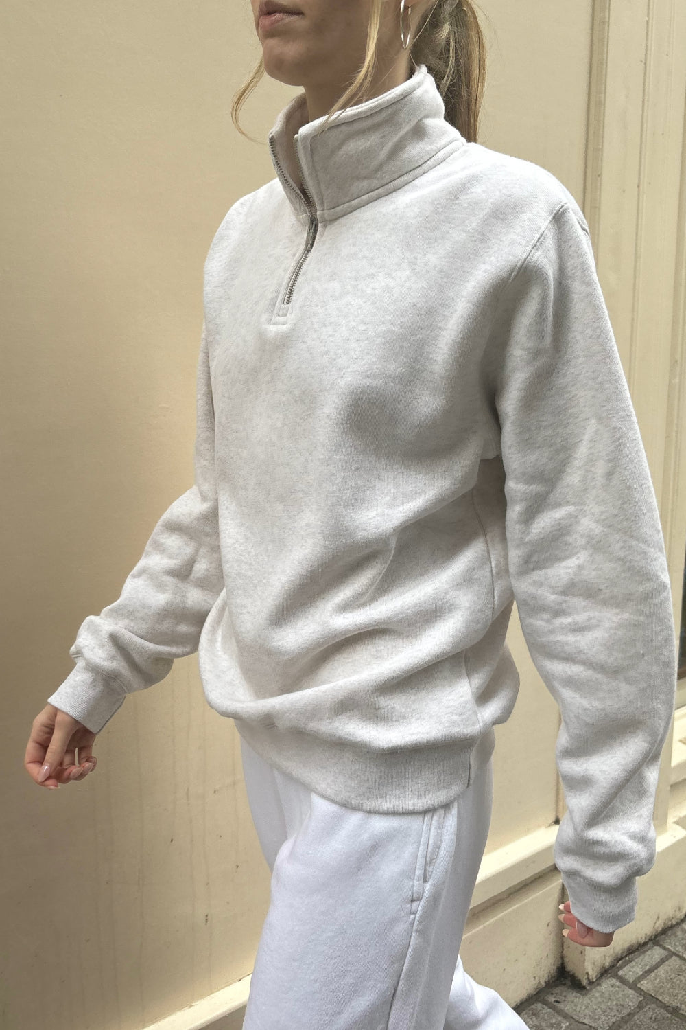 Missy Sweatshirt | Grey Melange / Regular Fit