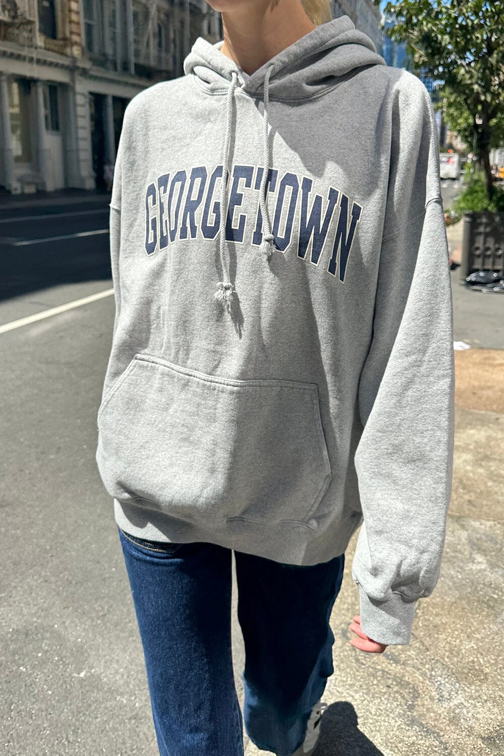 Georgetown hoodie brandy Clearance