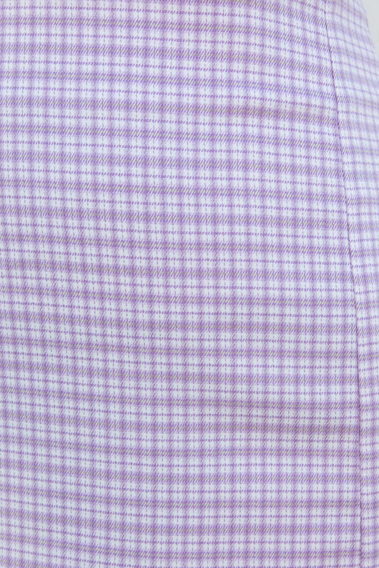 Light Purple and White Plaid / XS/S