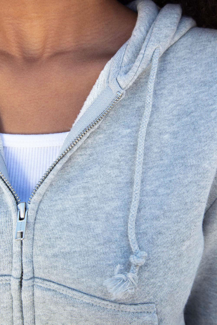 Crystal Hoodie | Light Heather Grey / S