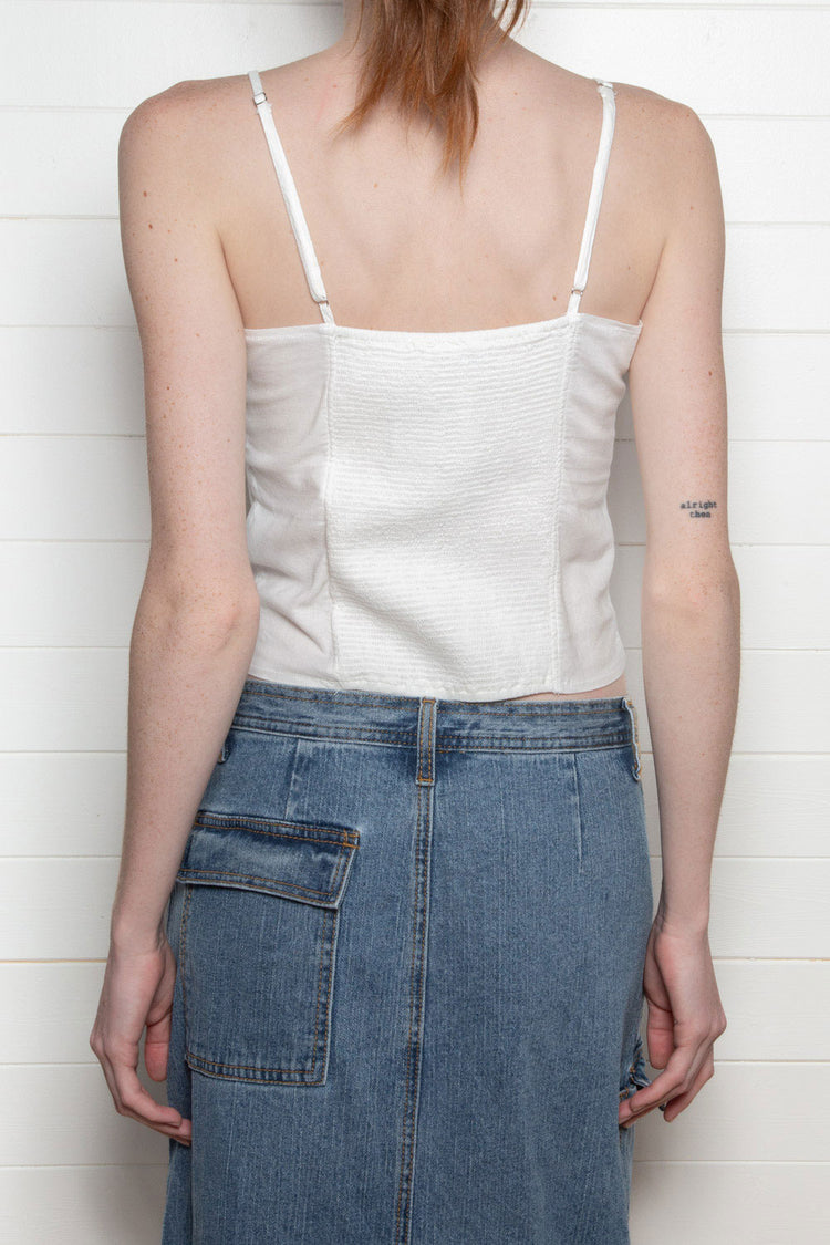 Jennifer Tank | White / XS/S