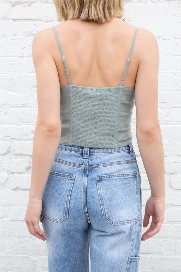 Jennifer Tank | Sage Green / XS/S