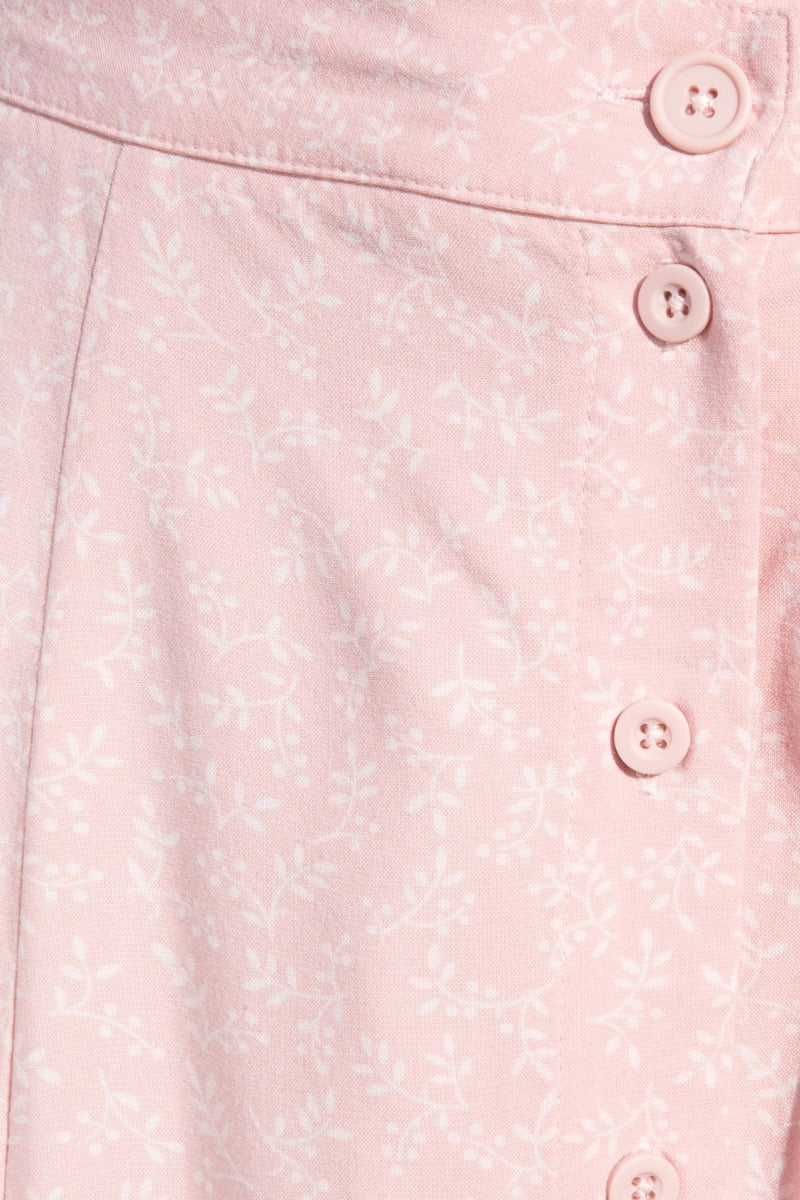 XS/S / Light Pink with White Floral