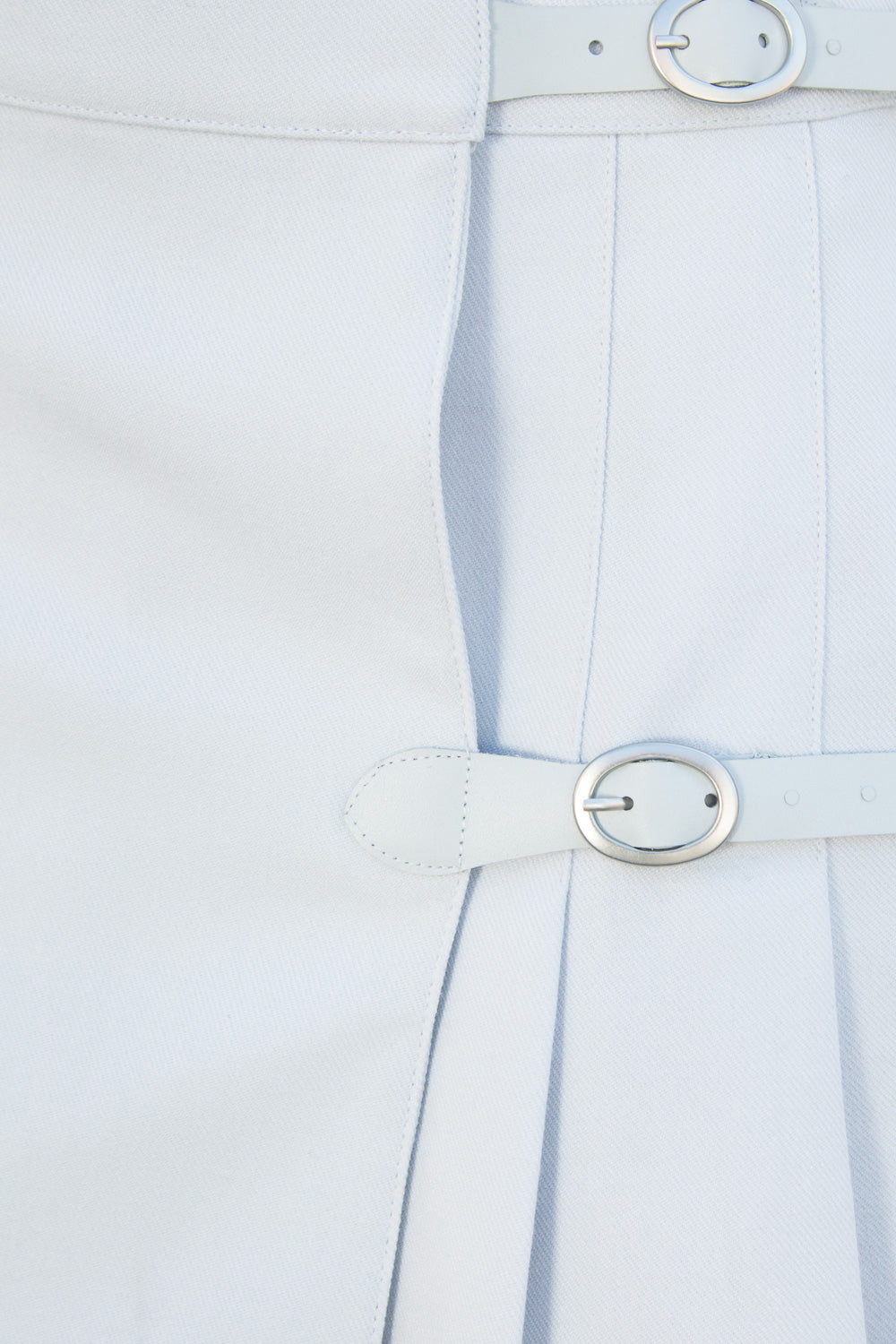 Dana Buckle Skirt | Light Blue / XS/S