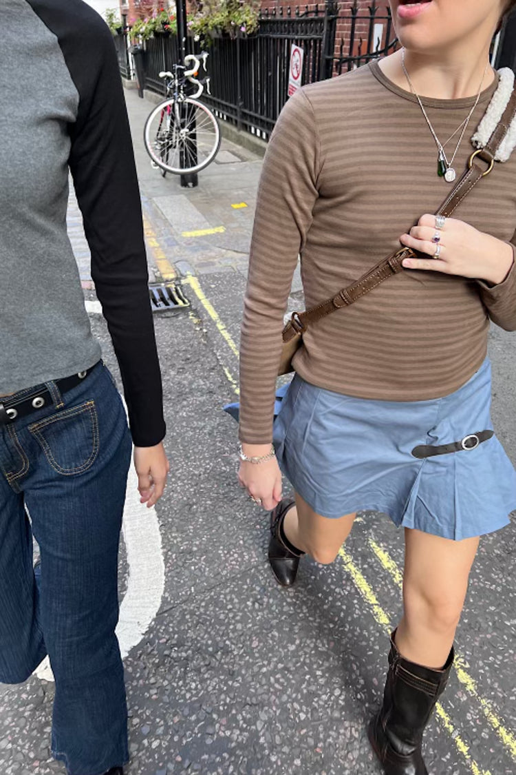 Dana Buckle Skirt | Air Force / XS/S