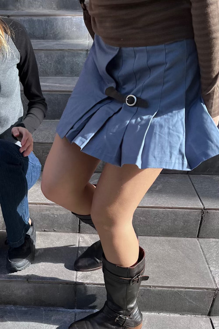 Dana Buckle Skirt | Air Force / XS/S