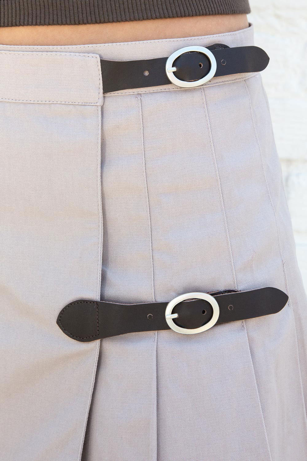 Dana Buckle Skirt | Dusty Lilac / XS/S