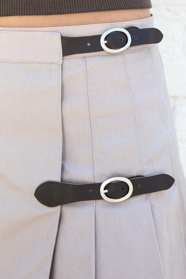 Dana Buckle Skirt | Dusty Lilac / XS/S