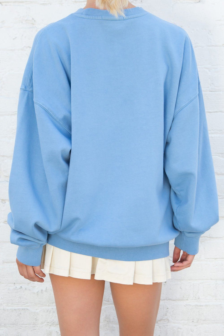 Erica Oversized Sweatshirt | Sky Blue / Oversized Fit