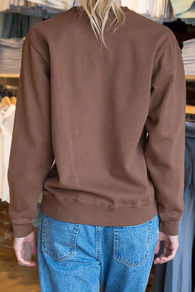 Erica Sweatshirt | Brown / Regular Fit