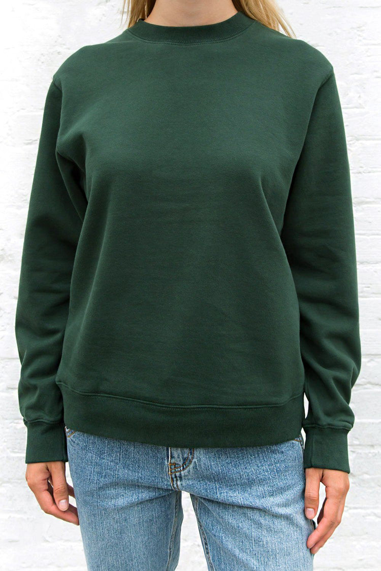 Erica Sweatshirt | Dark Green / Regular Fit