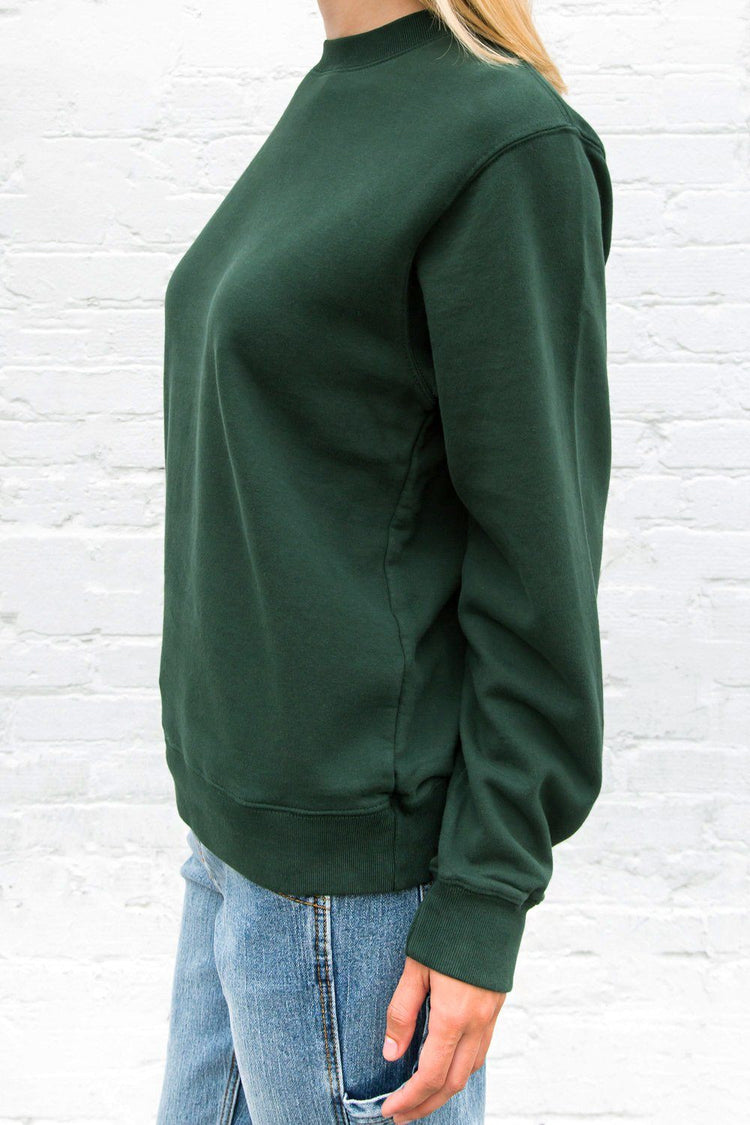 Erica Sweatshirt | Dark Green / Regular Fit