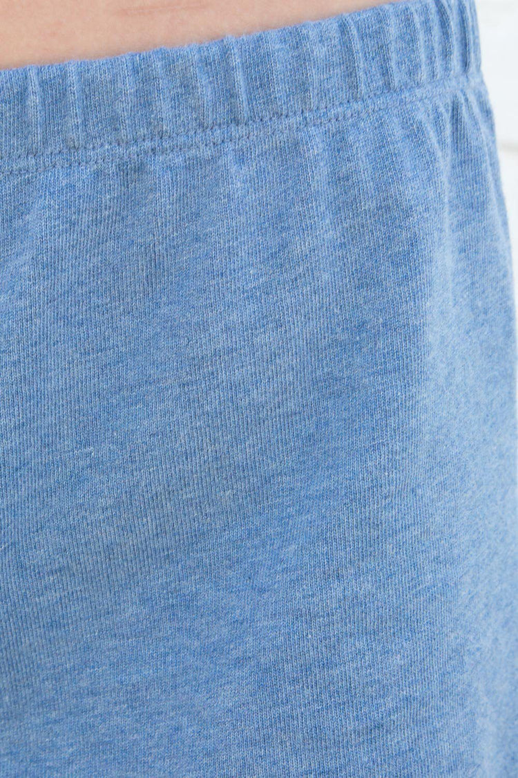 Emery Cotton Sweatshorts | Blue Heather / XS/S