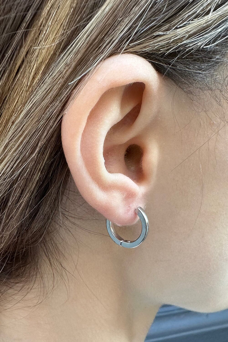 Basic Hoop Earrings | Silver