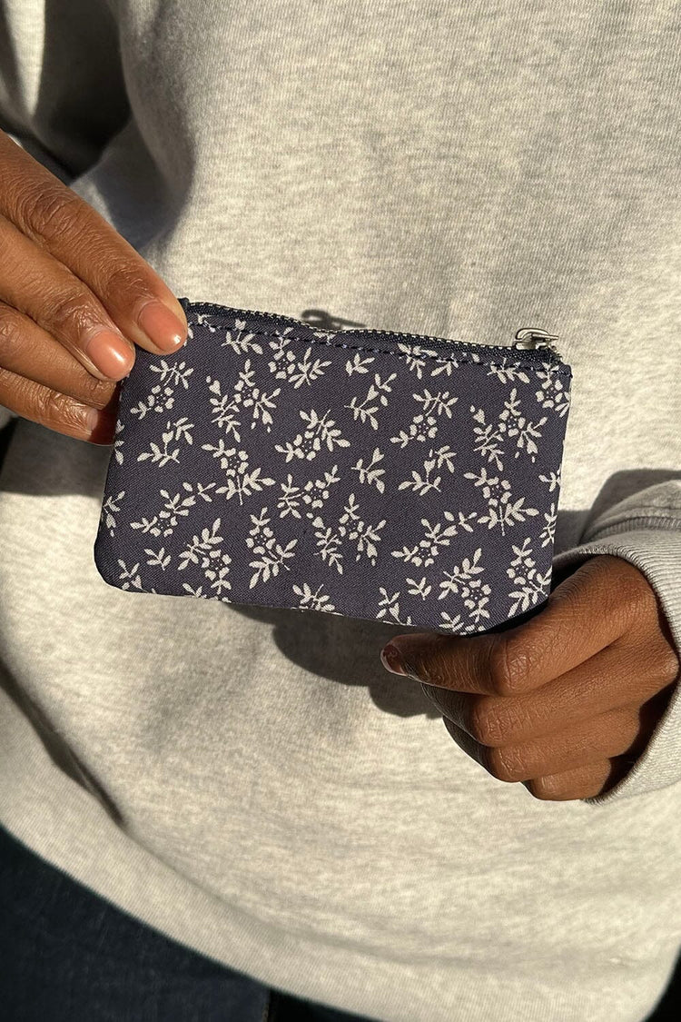 Faded Navy With White Floral