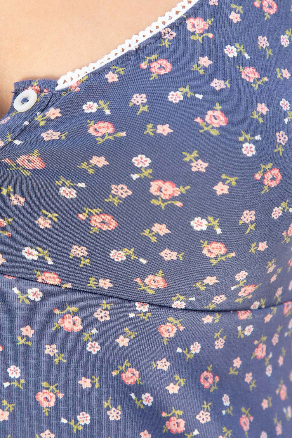 Faded Navy Pink Floral / XS/S