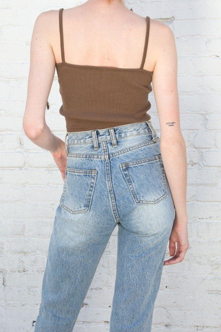 Faye Tank | Brown / S