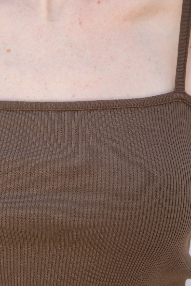 Faye Tank | Brown / S