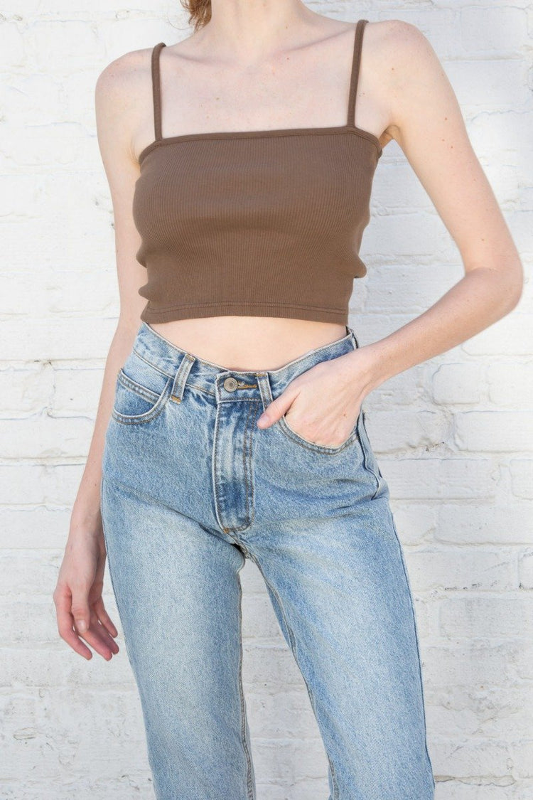 Faye Tank | Brown / S