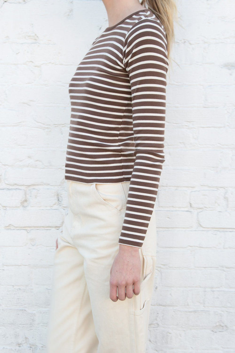 Brown Ivory Stripes / S