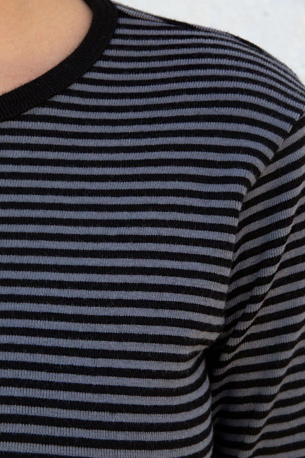 Black Grey Stripes / S