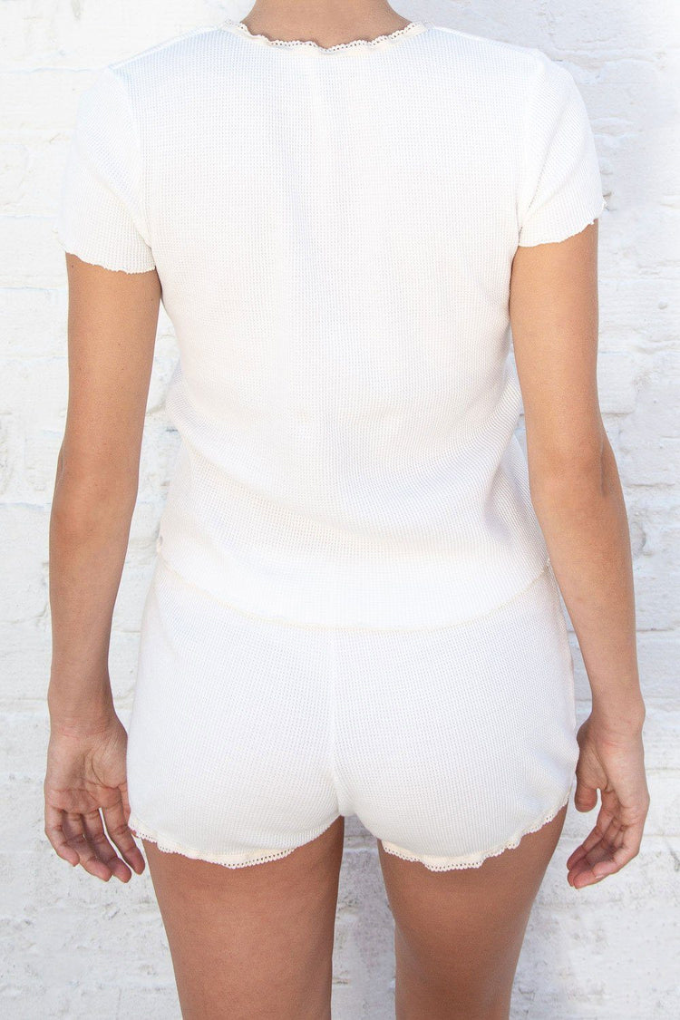 McKenna Lace Top | White / XS/S