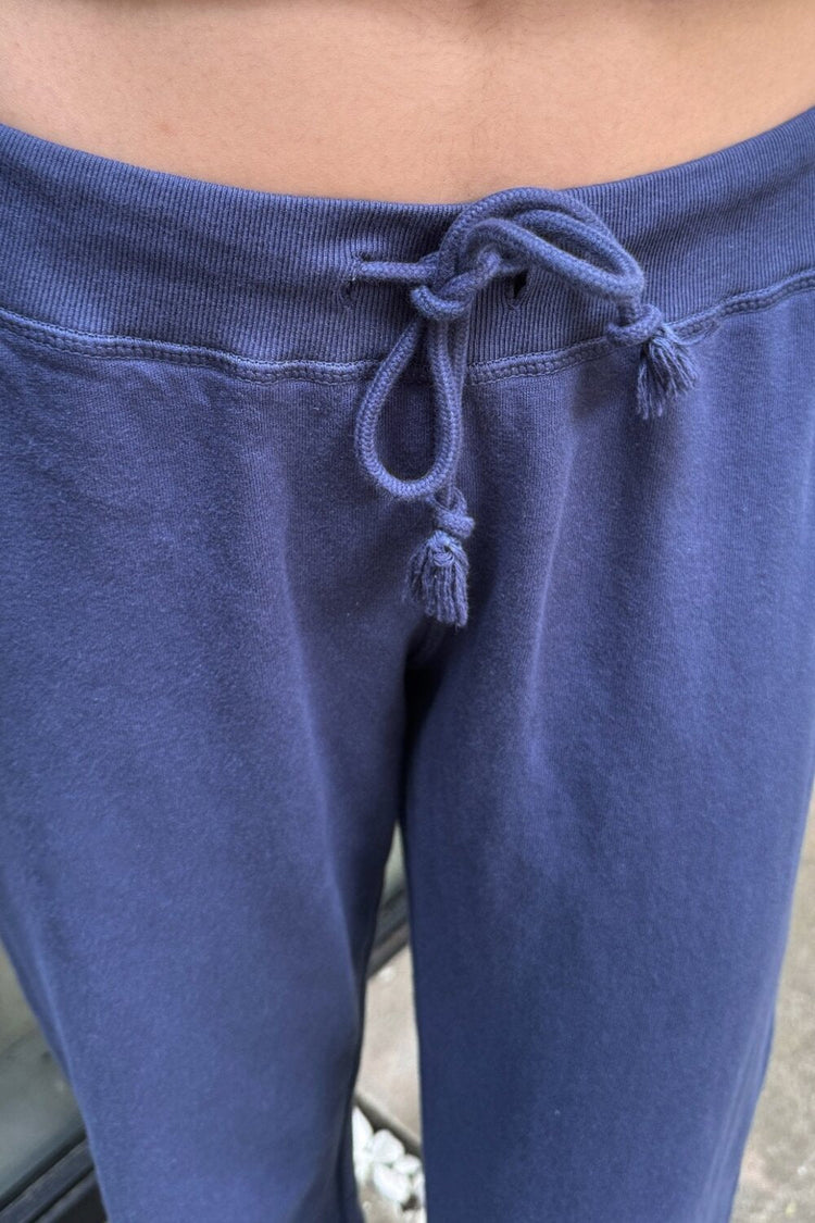 Rainey Cotton Sweatpants | Faded Navy Blue / S/M